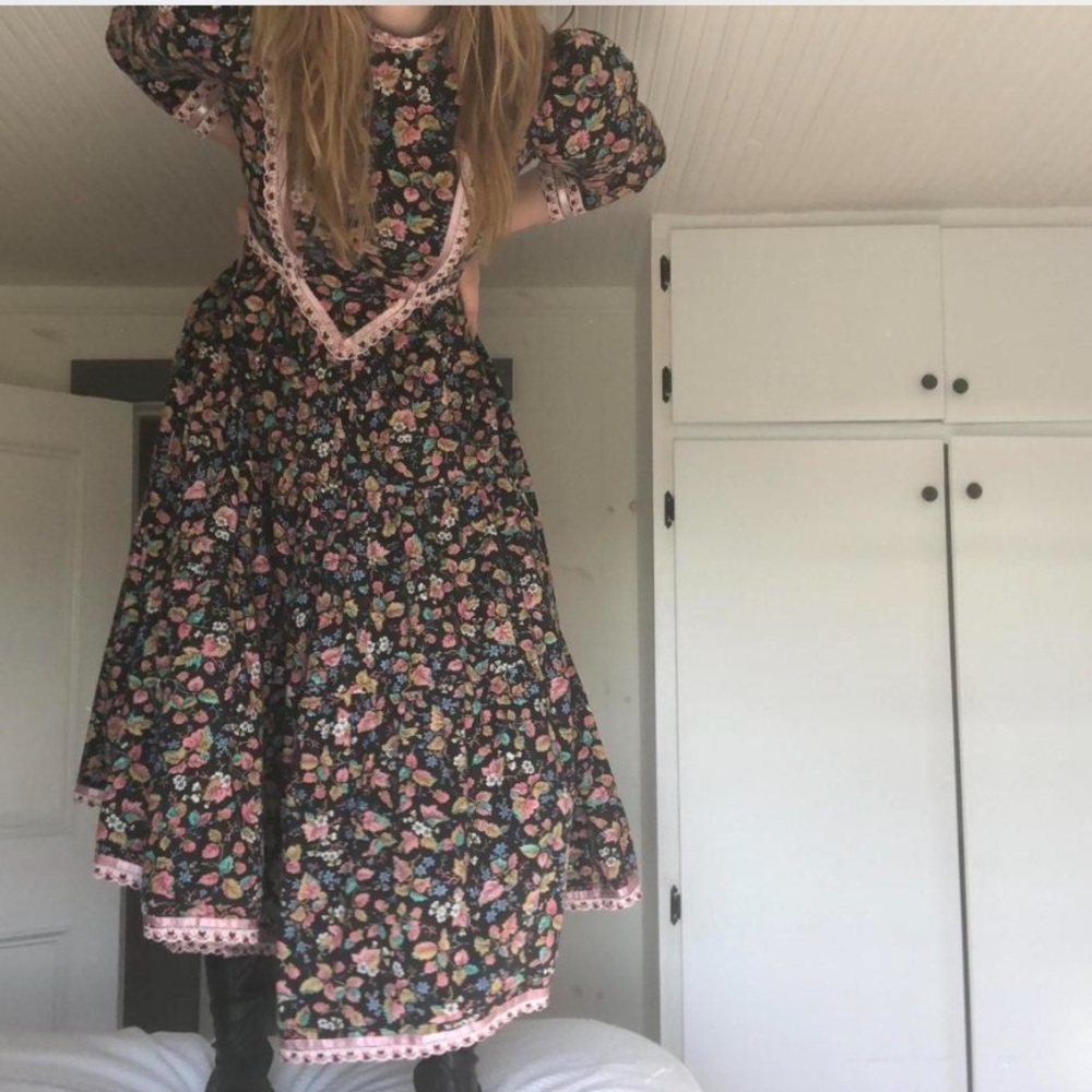 Gunne sax style vintage dress